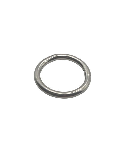 Import & Select(インポートアンドセレクト)の「KISHOKACHI 希少価値 シンプルクリッカーチタニウムピアス 内径10mm(ピアス(片耳用)・レディース・シルバー・FREE)」の1枚目の写真