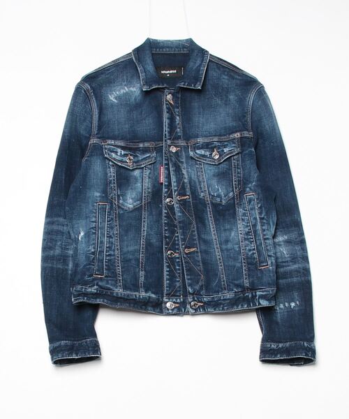 セール】Dark Moody Blues Double Front Jean Jacket/0252（デニム