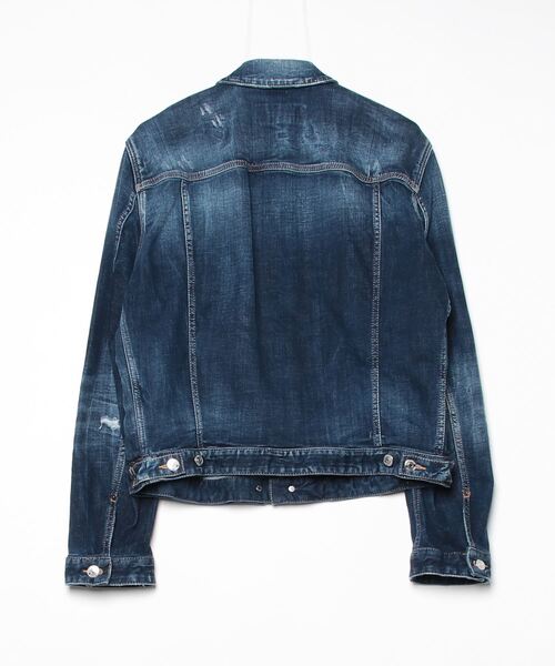 セール】Dark Moody Blues Double Front Jean Jacket/0252（デニム