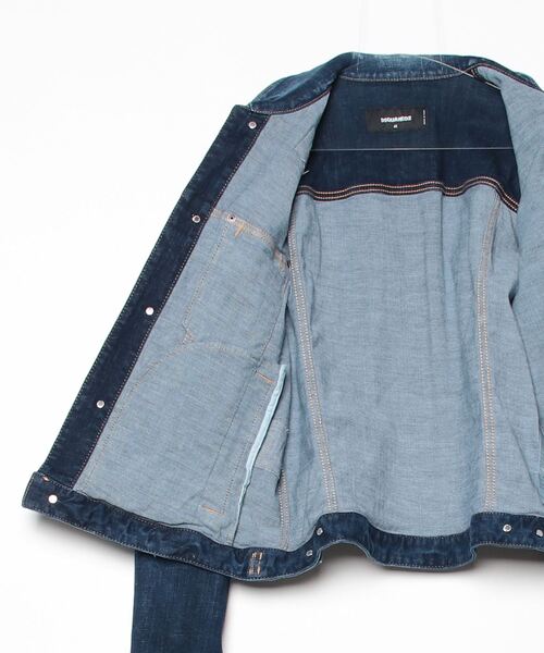 セール】Dark Moody Blues Double Front Jean Jacket/0252（デニム