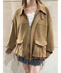 PHILLY（フィリー）の「リボンポケットスウェードタッチジャケット（ブルゾン）」