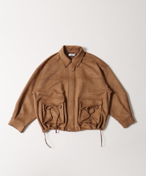 PHILLY(フィリー)の「リボンポケットスウェードタッチジャケット(ブルゾン・レディース・ブラウン/ダークブラウン・FREE)」の17枚目の写真