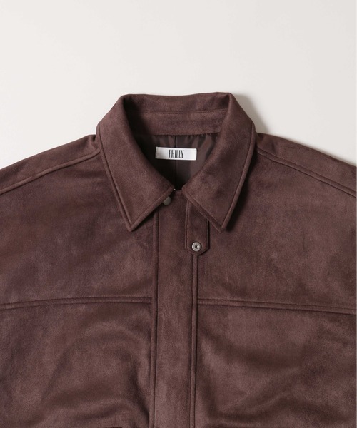 PHILLY(フィリー)の「リボンポケットスウェードタッチジャケット(ブルゾン・レディース・ブラウン/ダークブラウン・FREE)」の19枚目の写真