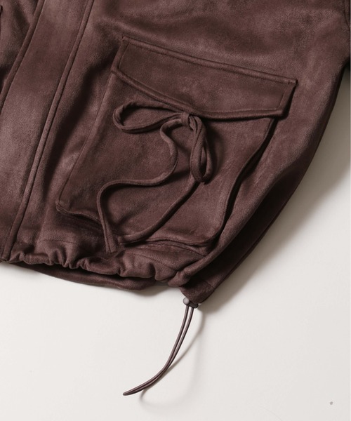 PHILLY(フィリー)の「リボンポケットスウェードタッチジャケット(ブルゾン・レディース・ブラウン/ダークブラウン・FREE)」の20枚目の写真