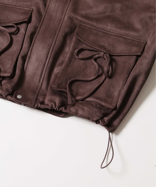 PHILLY(フィリー)の「リボンポケットスウェードタッチジャケット(ブルゾン・レディース・ブラウン/ダークブラウン・FREE)」の22枚目の写真