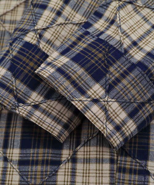 aimoha(アイモハ)の「aimoha men ヴィンテージチェックシャツ/Vintage Check Shirt(シャツ/ブラウス・メンズ・ネイビー/レッド・MEDIUM/LARGE)」の5枚目の写真
