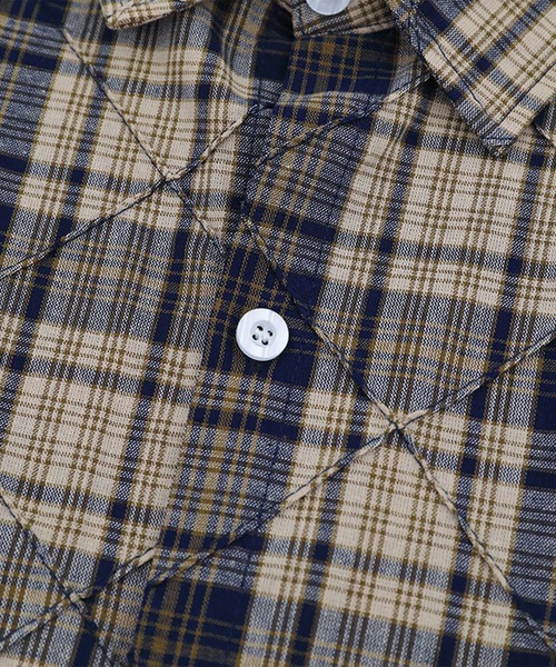 aimoha(アイモハ)の「aimoha men ヴィンテージチェックシャツ/Vintage Check Shirt(シャツ/ブラウス・メンズ・ネイビー/レッド・MEDIUM/LARGE)」の6枚目の写真
