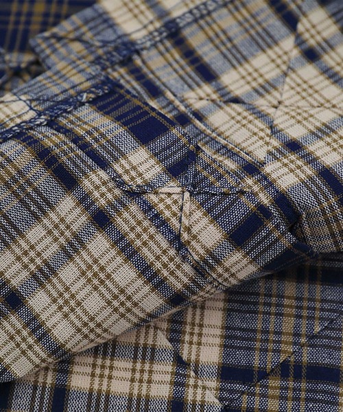 aimoha(アイモハ)の「aimoha men ヴィンテージチェックシャツ/Vintage Check Shirt(シャツ/ブラウス・メンズ・ネイビー/レッド・MEDIUM/LARGE)」の7枚目の写真