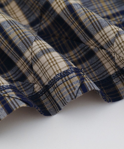 aimoha(アイモハ)の「aimoha men ヴィンテージチェックシャツ/Vintage Check Shirt(シャツ/ブラウス・メンズ・ネイビー/レッド・MEDIUM/LARGE)」の8枚目の写真