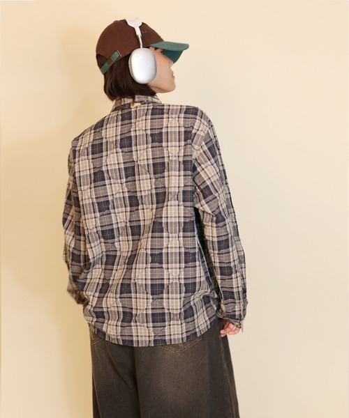 aimoha(アイモハ)の「aimoha men ヴィンテージチェックシャツ/Vintage Check Shirt(シャツ/ブラウス・メンズ・ネイビー/レッド・MEDIUM/LARGE)」の18枚目の写真