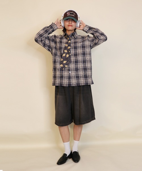 aimoha(アイモハ)の「aimoha men ヴィンテージチェックシャツ/Vintage Check Shirt(シャツ/ブラウス・メンズ・ネイビー/レッド・MEDIUM/LARGE)」の21枚目の写真
