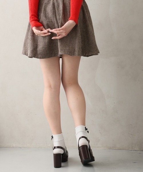 DEMETER(デメテル)の「厚底 プラットフォーム スリングバック ローファーパンプス(パンプス・レディース・ダークブラウン/ブラック・M/S/L)」の17枚目の写真