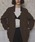 AmeriiAj́uMILITARY DOCKING COLLARLESS JACKETi~^[WPbgjvbuE