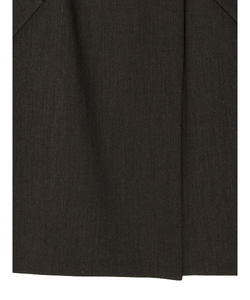 Ameri（アメリ）の「MILITARY DOCKING COLLARLESS JACKET（ミリタリージャケット・レディース・カーキ/アイボリー/ブラウン・FREE）」の4枚目の写真