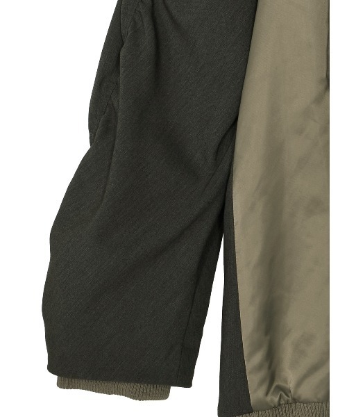 ジャケット・アウター MILITARY DOCKING COLLARLESS JACKET ameri MILITARY DOCKING COLLARLESS JACKET