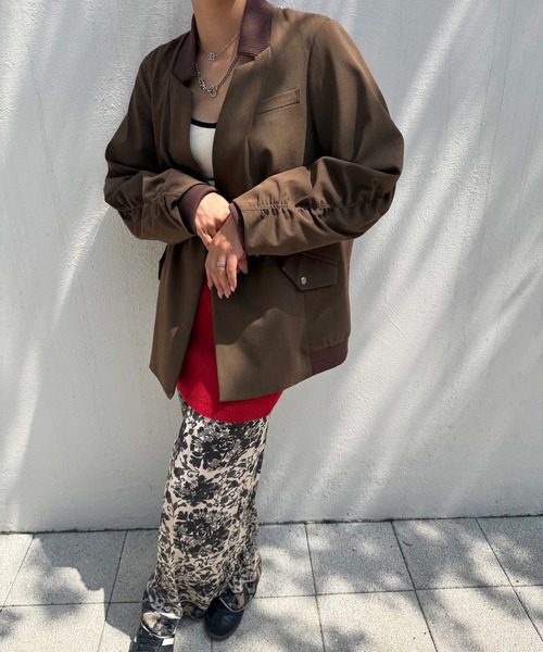 MILITARY DOCKING COLLARLESS JACKET（ミリタリージャケット）｜Ameri