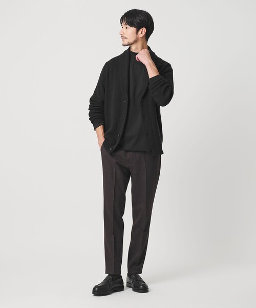 BEAUTY&YOUTH UNITED ARROWS（ビューティーアンドユースユナイテッドアローズ）の「【WEB限定 WARDROBE SMART】ウォッシャブル ショールカラー カーディガン（カーディガン/ボレロ・メンズ・ダークグレー/ライトグレー/ブラック・XL/S/M/L）」の7枚目の写真