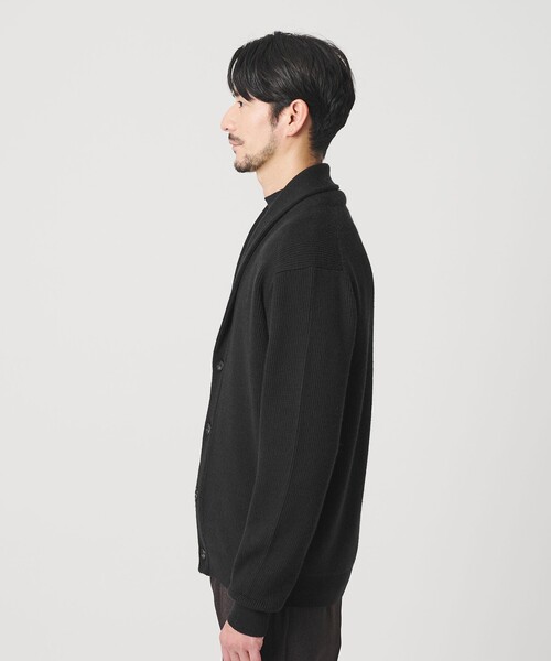 BEAUTY&YOUTH UNITED ARROWS（ビューティーアンドユースユナイテッドアローズ）の「【WEB限定 WARDROBE SMART】ウォッシャブル ショールカラー カーディガン（カーディガン/ボレロ・メンズ・ダークグレー/ライトグレー/ブラック・XL/S/M/L）」の19枚目の写真