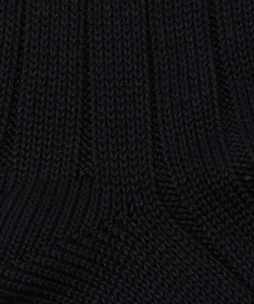 BEAUTY&YOUTH UNITED ARROWS(ビューティーアンドユースユナイテッドアローズ)の「シルケット リブ レギュラー ソックス(ソックス/靴下・メンズ・ダークブラウン/ホワイト/ブラック/その他1・FREE)」の7枚目の写真