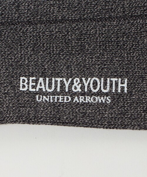 BEAUTY&YOUTH UNITED ARROWS(ビューティーアンドユースユナイテッドアローズ)の「シルケット リブ レギュラー ソックス(ソックス/靴下・メンズ・ダークブラウン/ホワイト/ブラック/その他1・FREE)」の10枚目の写真