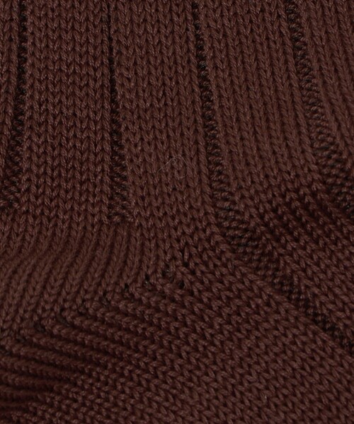 BEAUTY&YOUTH UNITED ARROWS(ビューティーアンドユースユナイテッドアローズ)の「シルケット リブ レギュラー ソックス(ソックス/靴下・メンズ・ダークブラウン/ホワイト/ブラック/その他1・FREE)」の11枚目の写真