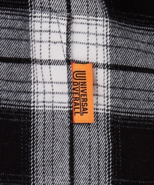 UNIVERSAL OVERALL（ユニバーサルオーバーオール）の「[UNIVERSAL OVERALL/ユニバーサルオーバーオール] 別注 ビッグシルエットパジャマシャツ（シャツ/ブラウス・レディース・ブラック/グリーン/イエロー・M/L/XL）」の5枚目の写真