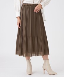 TRANS WORK（トランスワーク）の「【ウォッシャブル】シアートリコットスカート（スカート）」