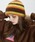 BENUA�i�x�k�A�j�́uborder beanie/�{�[�_�[�r�[�j�[�i�j�b�g�L���b�v/�r�[�j�[�j�v�b�I�����W