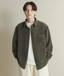 STONE  コーデュロイシャツ オリーブグリーン 未使用】ストーンアイランド☆コーデュロイシャツ