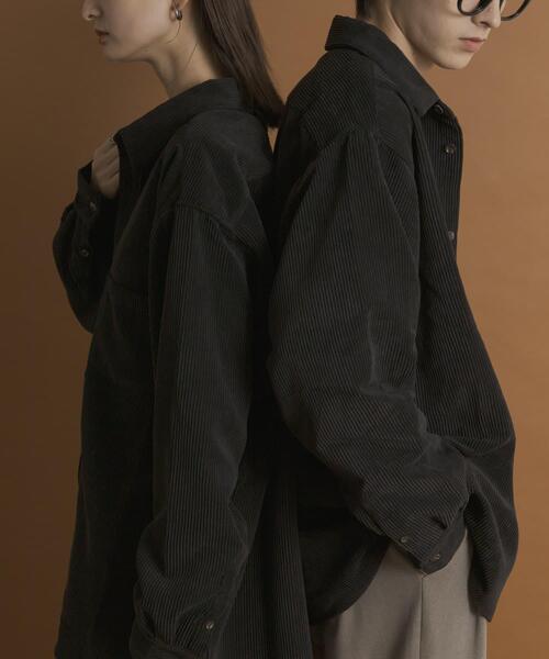 セール】ウォッシュドコーデュロイロングスリーブシャツ（シャツ