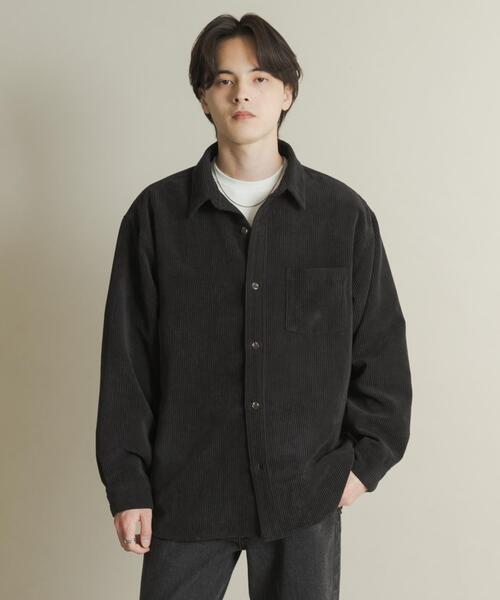 セール】ウォッシュドコーデュロイロングスリーブシャツ（シャツ