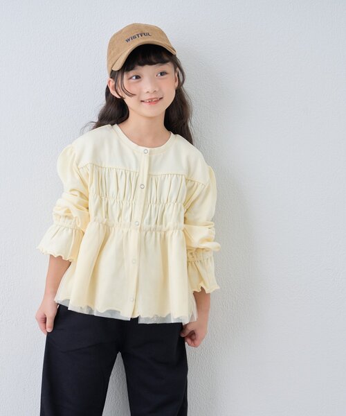 CIAOPANIC TYPY（チャオパニックティピー）の「【KIDS】アソート柄刺繍コーデュロイキャップ（ハット・キッズ・キャメル/ネイビー/サックスブルー・ONE SIZE）」の18枚目の写真