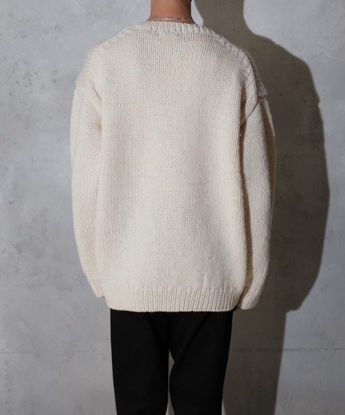 セール】THRIFTY LOOK スリフティルック / 'I LOVE LA'HAND KNIT CREW