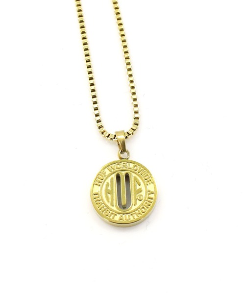HUF（ハフ）の「トークン ペンダント TOKEN PENDANT（ネックレス・メンズ・ゴールド・O/S）」の6枚目の写真