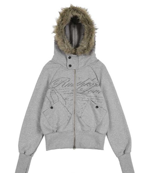 A'GEM/9 × .kom 『FANCY CLUB/ファンシークラブ』 RUTHLESS FUR HOODED