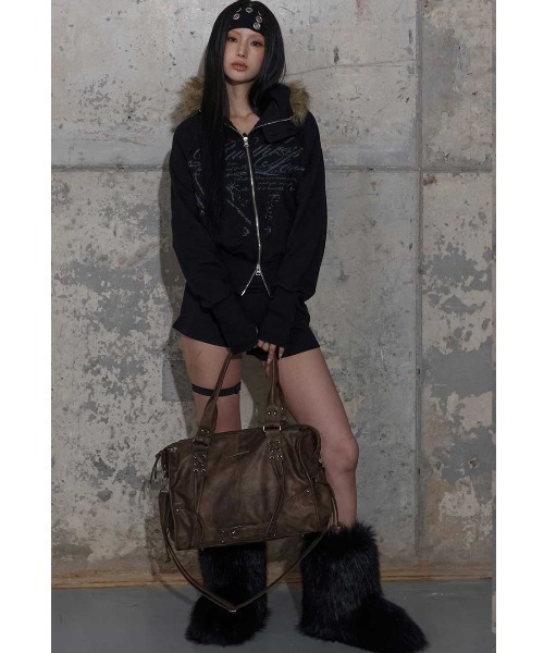 A'GEM/9 × .kom 『FANCY CLUB/ファンシークラブ』 RUTHLESS FUR HOODED