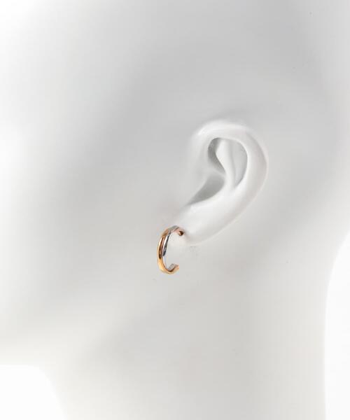 URBAN RESEARCH Sonny Label(アーバンリサーチサニーレーベル)の「ステンレスツートーンピアス(ピアス(両耳用)・レディース・ゴールド・ONE)」の5枚目の写真