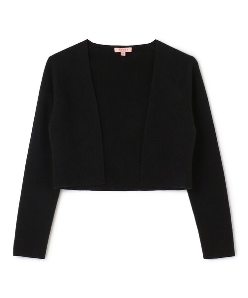 TOCCA(トッカ)の「CASHMERE ボレロ(カーディガン/ボレロ・レディース・ブラック系/アイボリー系/ベージュ系/ピンク系・SMALL/MEDIUM)」の1枚目の写真