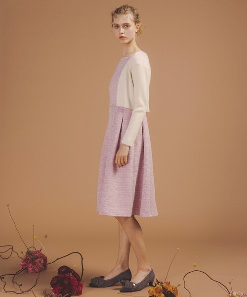 TOCCA(トッカ)の「CASHMERE ボレロ(カーディガン/ボレロ・レディース・ブラック系/アイボリー系/ベージュ系/ピンク系・SMALL/MEDIUM)」の7枚目の写真