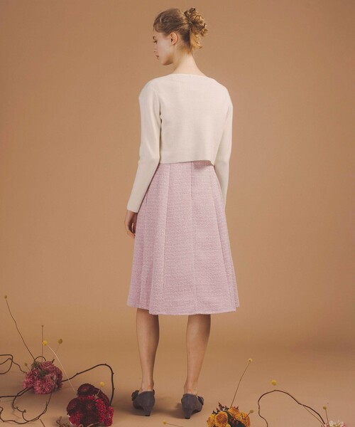 TOCCA(トッカ)の「CASHMERE ボレロ(カーディガン/ボレロ・レディース・ブラック系/アイボリー系/ベージュ系/ピンク系・SMALL/MEDIUM)」の8枚目の写真