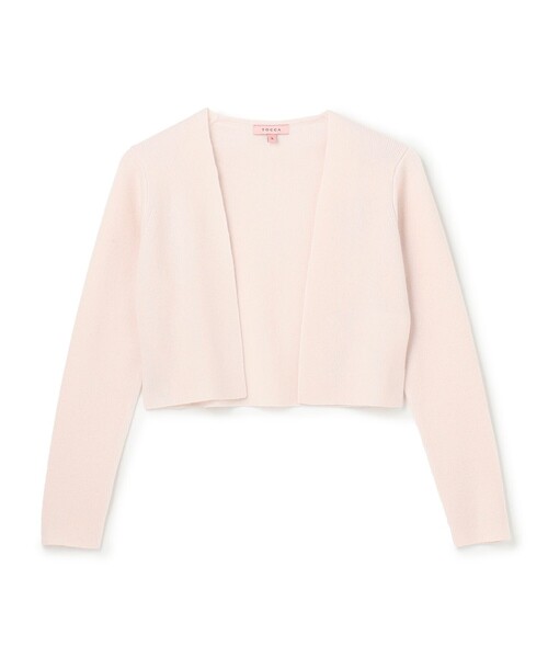 TOCCA(トッカ)の「CASHMERE ボレロ(カーディガン/ボレロ・レディース・ブラック系/アイボリー系/ベージュ系/ピンク系・SMALL/MEDIUM)」の9枚目の写真
