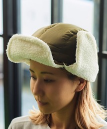 TAION（タイオン）の「TAION マウンテンリバーシブル ダウン×ボア ウォームキャップ TAION-R220MT（キャップ）」