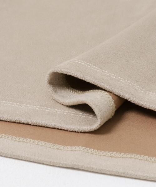 ITEMS URBANRESEARCH（アイテムズ アーバンリサーチ）の「『静電気防止』フェイクスエードタックフレアスカート（スカート・レディース・ブラウン/ブラウン系その他/ベージュ系その他・FREE）」の14枚目の写真