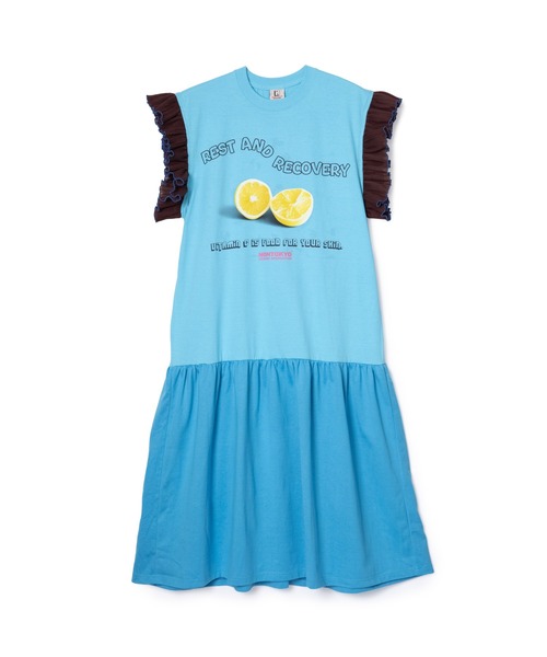 NON TOKYO（ノントーキョー）の「NON TOKYO/ノントーキョー/フリルスリーブワンピース（ワンピース・レディース・ホワイト/ブラック/ブルー・F）」の13枚目の写真