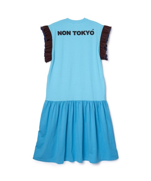 NON TOKYO（ノントーキョー）の「NON TOKYO/ノントーキョー/フリルスリーブワンピース（ワンピース・レディース・ホワイト/ブラック/ブルー・F）」の12枚目の写真