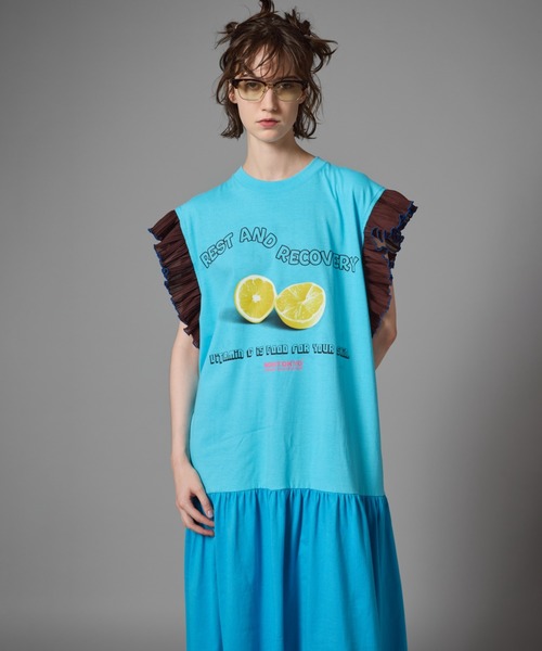 NON TOKYO（ノントーキョー）の「NON TOKYO/ノントーキョー/フリルスリーブワンピース（ワンピース・レディース・ホワイト/ブラック/ブルー・F）」の9枚目の写真