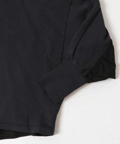 ITEMS URBANRESEARCH（アイテムズ アーバンリサーチ）の「裏毛ドッキングプルオーバー（Tシャツ/カットソー・レディース・モカ/ライトベージュ/ブラック・FREE）」の19枚目の写真