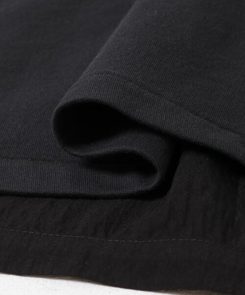 ITEMS URBANRESEARCH（アイテムズ アーバンリサーチ）の「裏毛ドッキングプルオーバー（Tシャツ/カットソー・レディース・モカ/ライトベージュ/ブラック・FREE）」の22枚目の写真