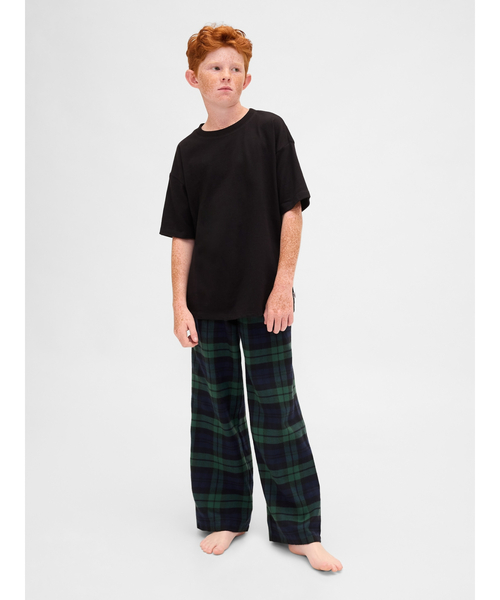 GAP(ギャップ)の「リサイクル フランネル パジャマパンツ (キッズ)(ルームウェア/パジャマ・キッズ・グリーン/ブラック×ホワイト/ブラック×レッド・140cm/150cm/160cm/120cm/130cm)」の8枚目の写真