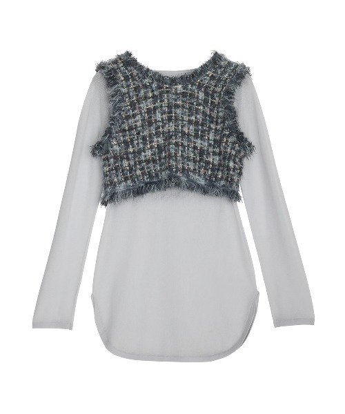 くるくる AMERIケミカルレーストップス Ameri（アメリ）の「CHEMICAL